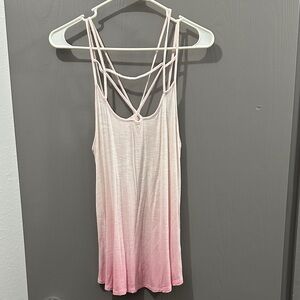 American Eagle Outfitters Soft & Sexy Pink Ombre Tank